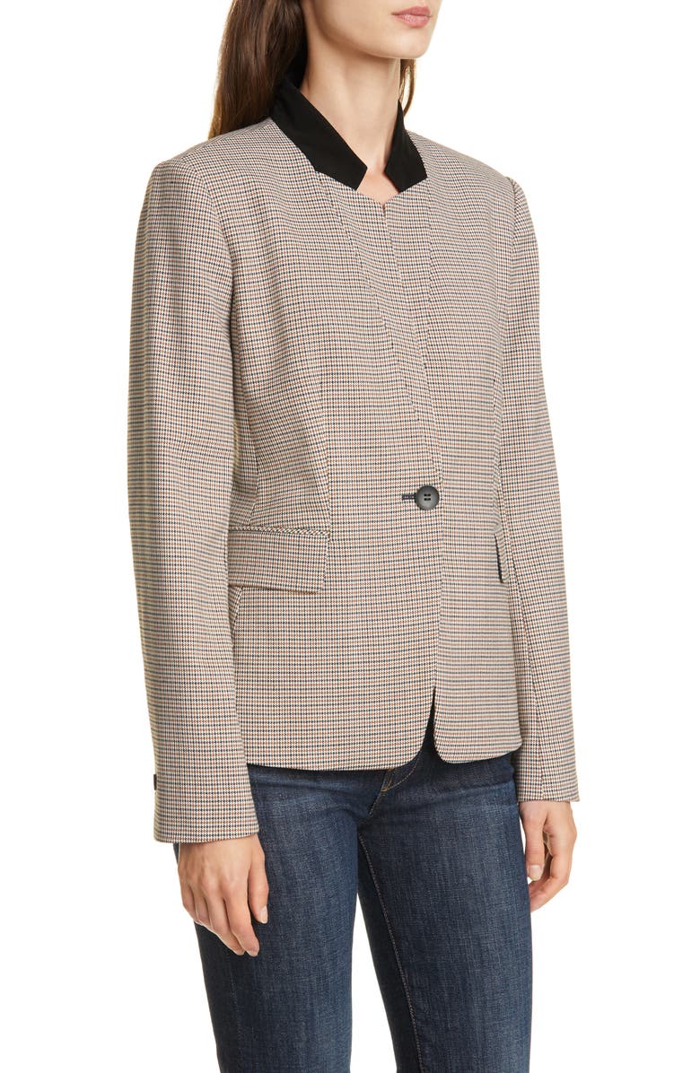 Nordstrom Signature Suede Collar Jacket, Alternate, color,