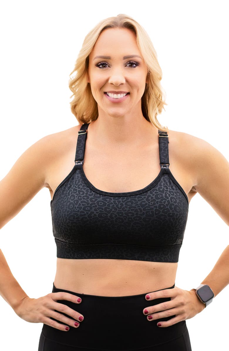 LOVE AND FIT Strappy Nursing Sports Bra, Alternate, color, 