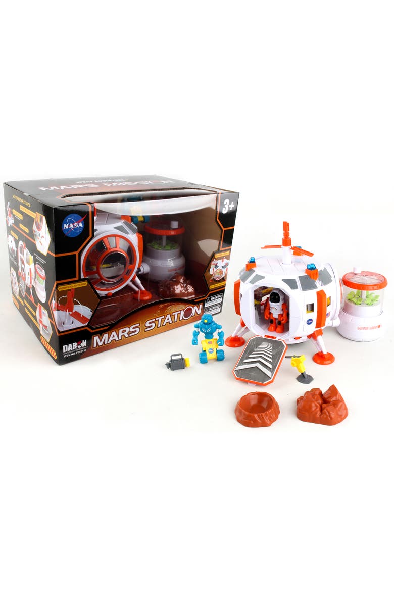 Space Adventure Series Nasa Mars Mission Mars Station Playset W/ Lights & Astronaut, Alternate, color, 