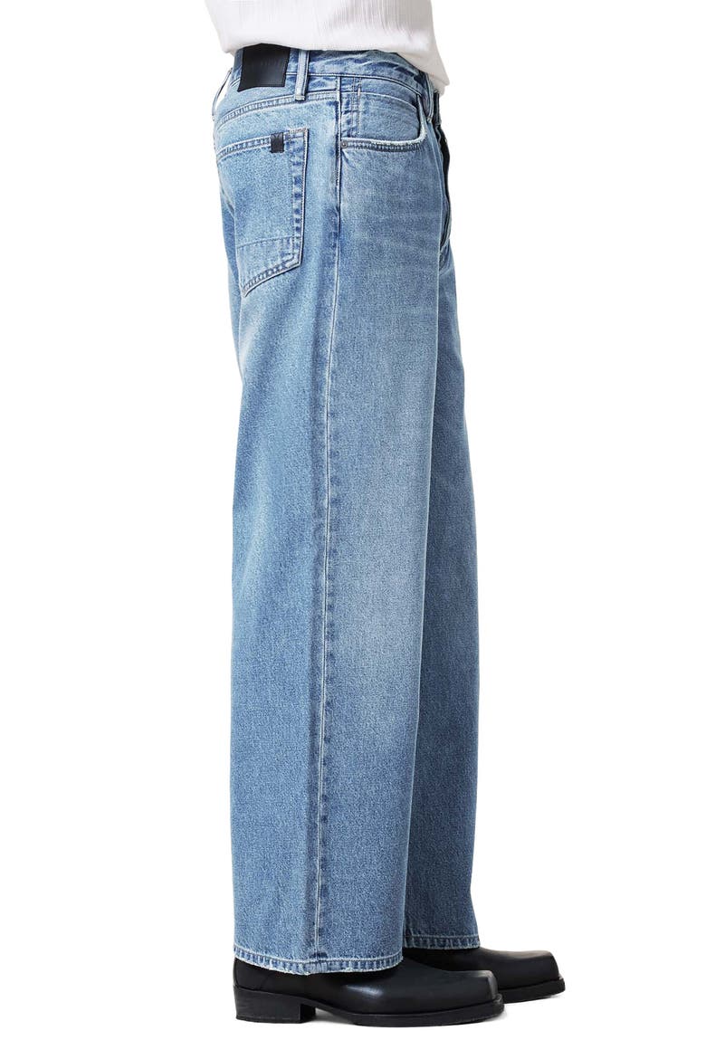 Lenny Straight Leg Jeans, Alternate, color, LIGHT INDIGO BLUE