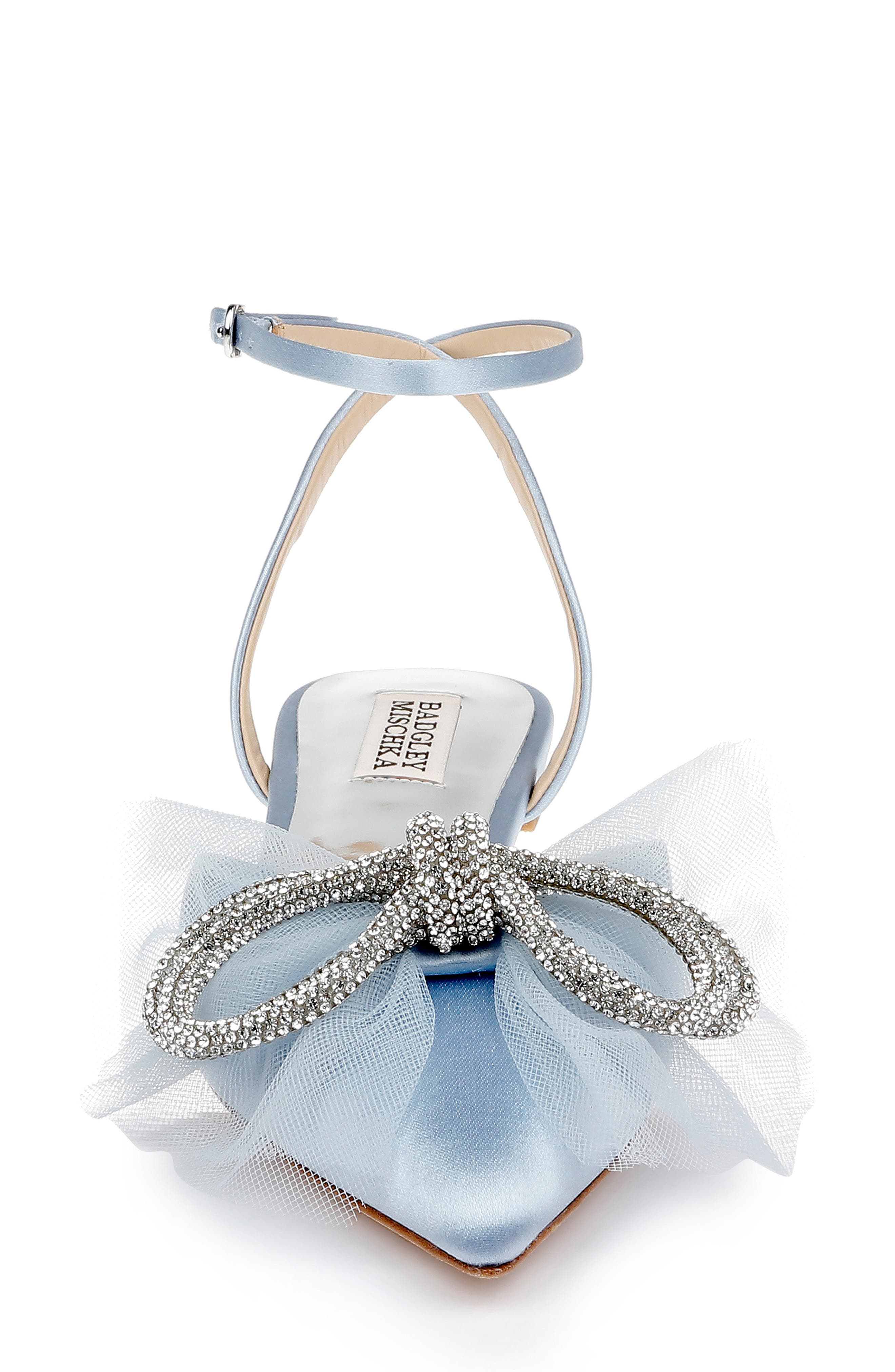 Badgley Mischka Collection Sabina Bow Flat, Alternate, color, 