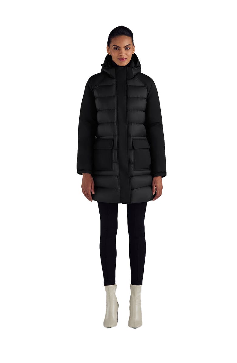 Triple F.A.T. Goose Askya Women's Two-Tone Puffer Down Parka, Main, color, Black