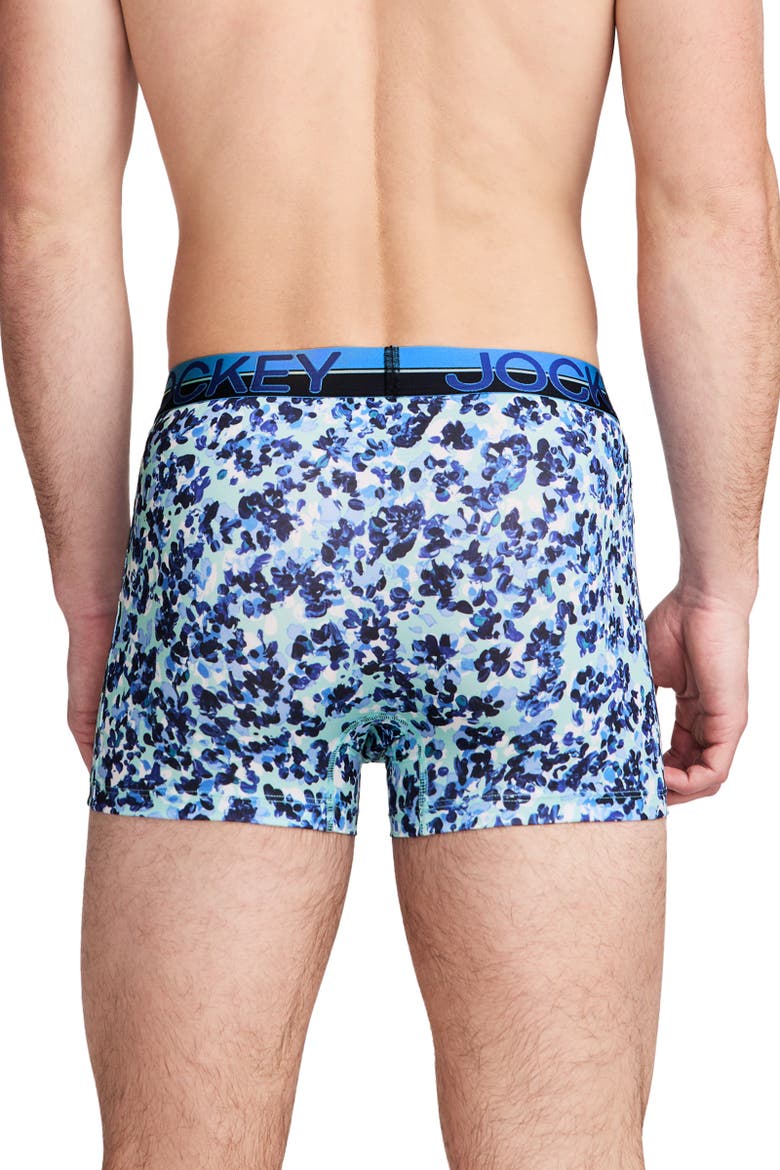 Mens Infinite Cool Microfiber Stretch 3.5" Trunk - 3 Pack, Alternate, color, Iced Petals