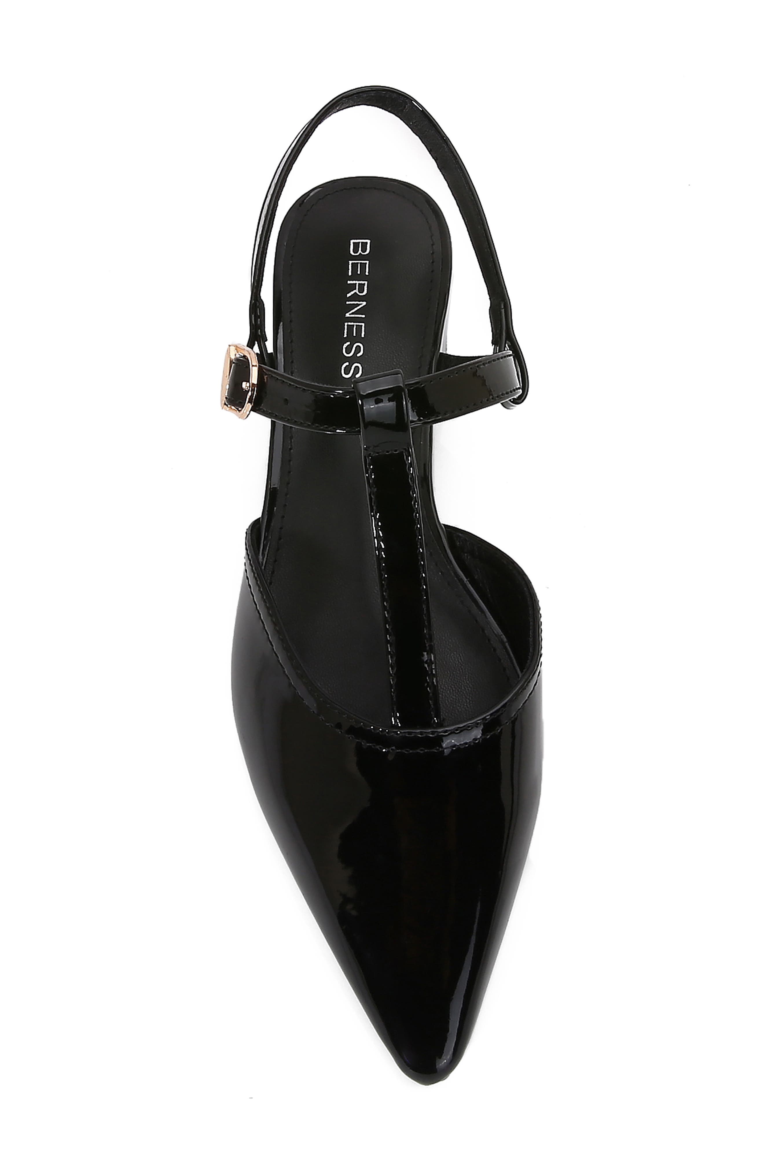 BERNESS Cristian T-Strap Pump, Alternate, color, Black