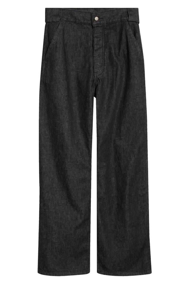 Cotton Work Pants, Alternate, color, VINTAGE BLACK