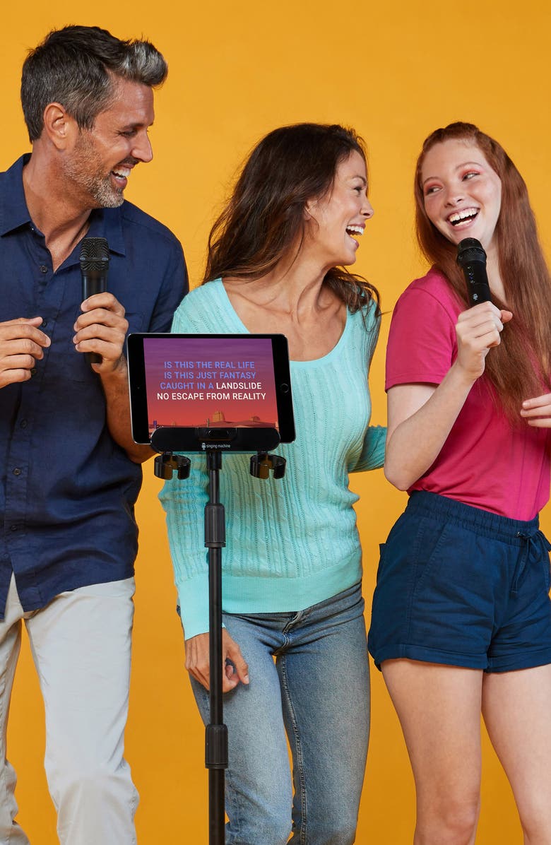 Singing Machine Cube Cast Karaoke Machine, Alternate, color,