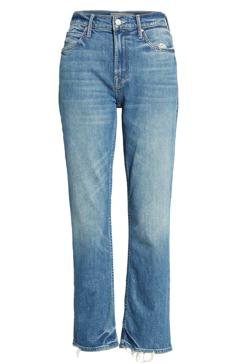 MOTHER The Dutchie Crop Straight Leg Jeans, Alternate, color,