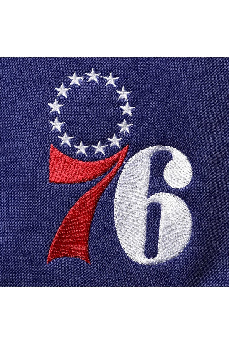 Men's Royal/Red Philadelphia 76ers Big & Tall Pieced Body Full-Zip Track Jacket, Alternate, color, Royal