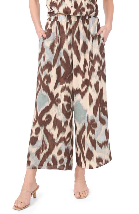 Crinkle Wide Leg Pants