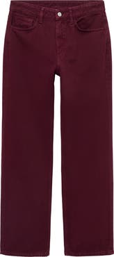 MANGO Matilda Mid Rise Straight Leg Jeans