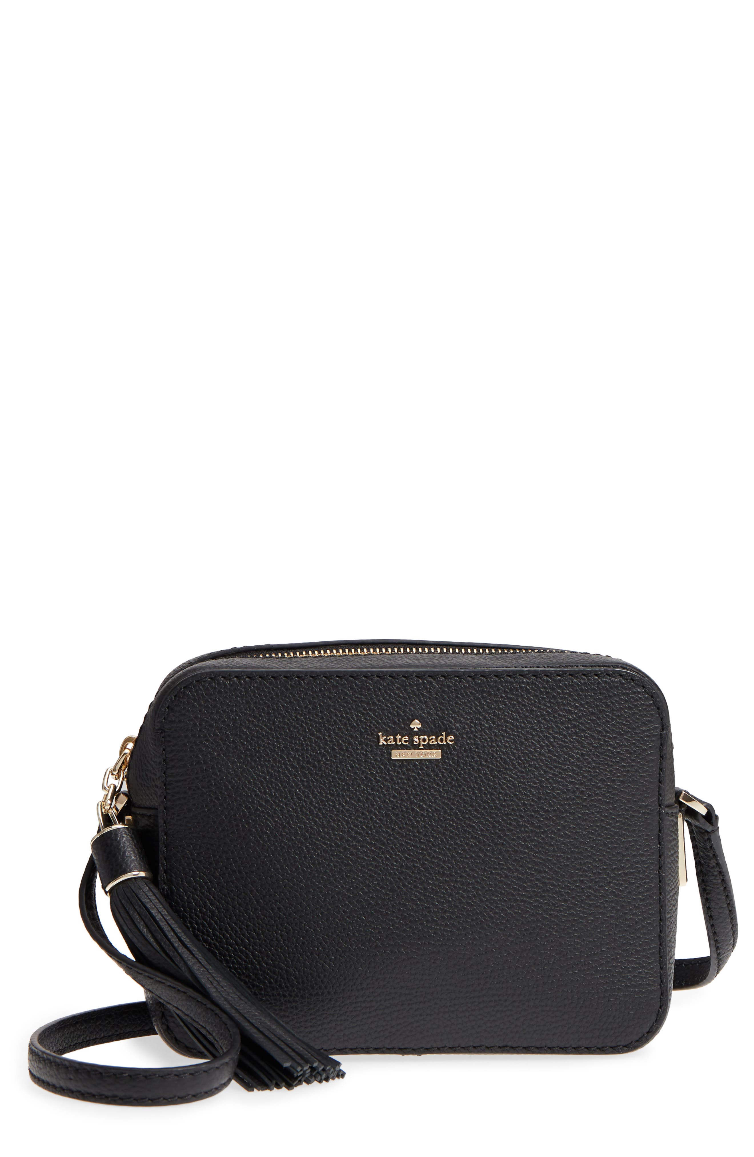 Kate Spade New York kingston drive – arla leather crossbody bag, Main, color, 