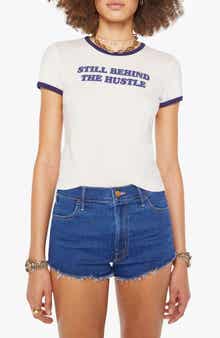 MOTHER The Itty Bitty Cotton Graphic Baby Tee