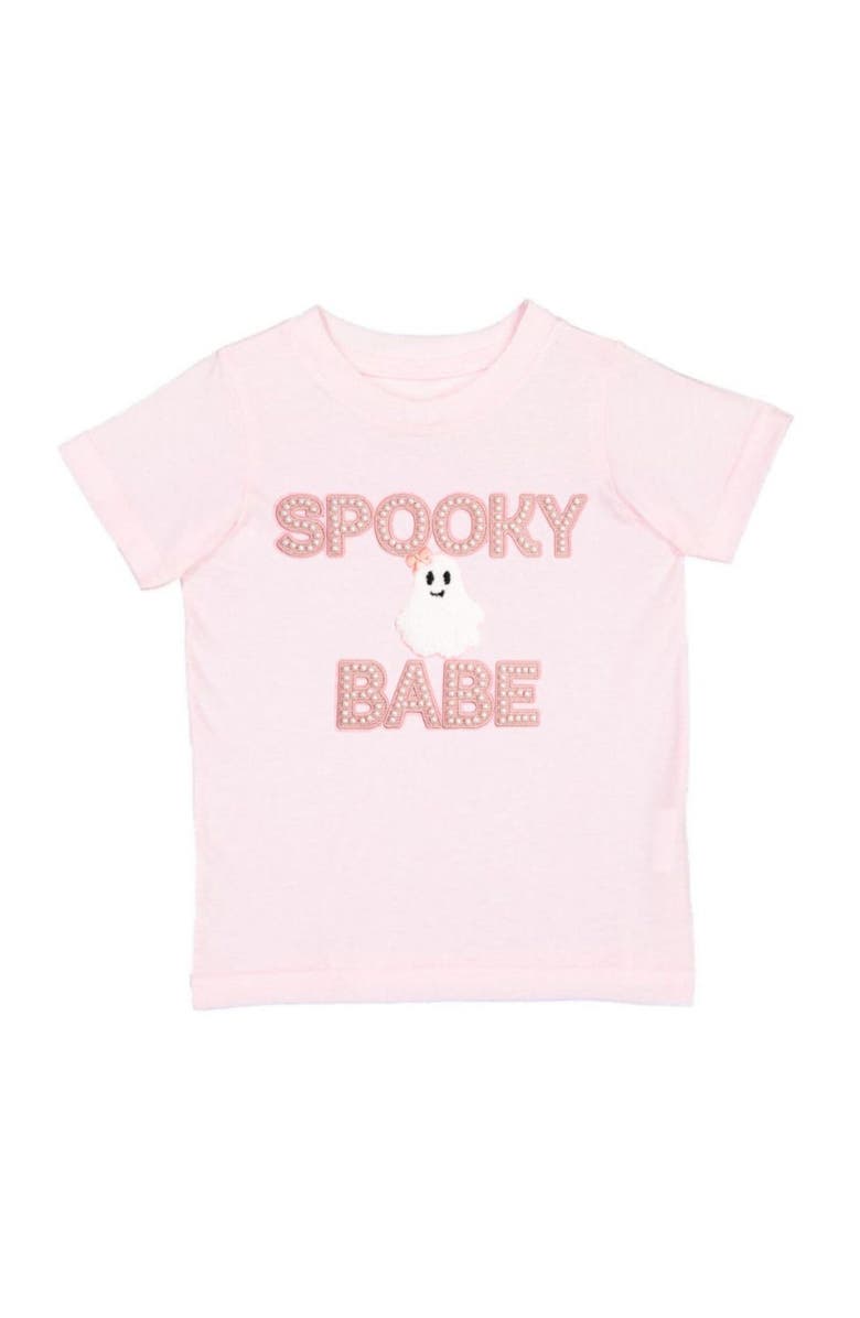 Sweet Wink Spooky Babe Patch Halloween Short Sleeve T-Shirt, Main, color, 