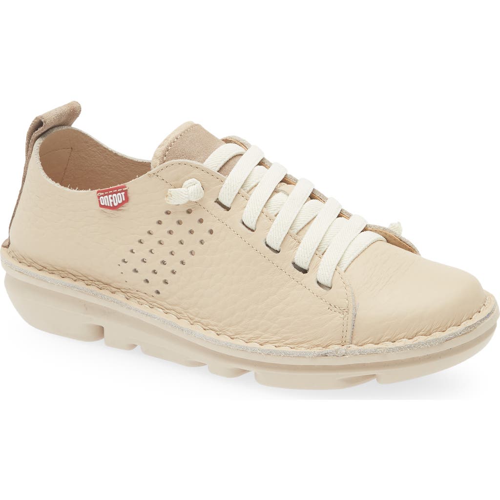 On Foot 30250 Silken Low Top Sneaker In Beige