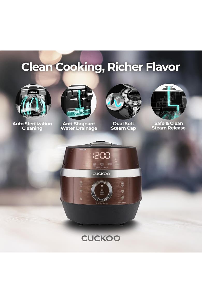 Heating Pressure Rice Cooker, Alternate, color, Black