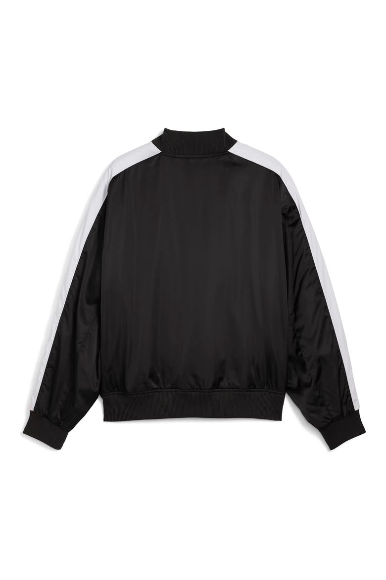 T7 Bomber Jacket, Alternate, color, PUMA BLACK
