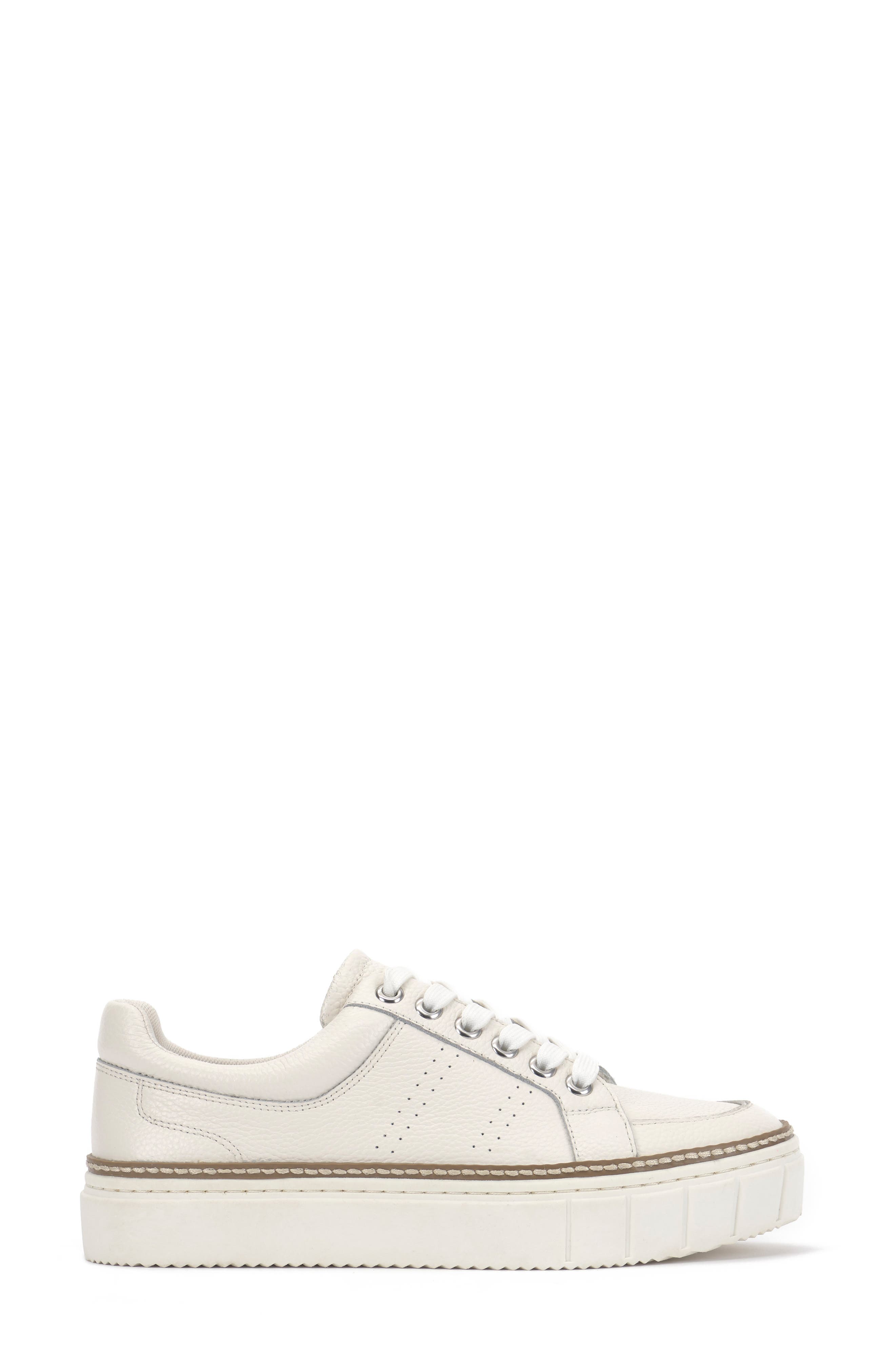Randay Leather Platform Sneaker, Alternate, color, BRIGHT WHITE