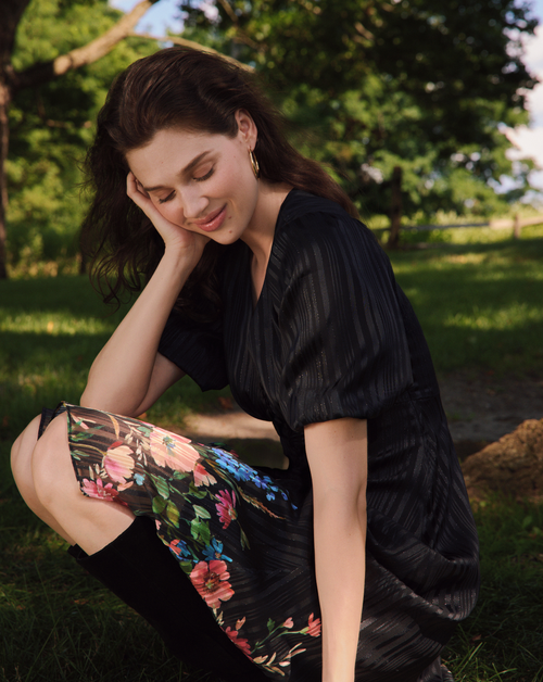 Draper James Maisy Midi Dress In Multi