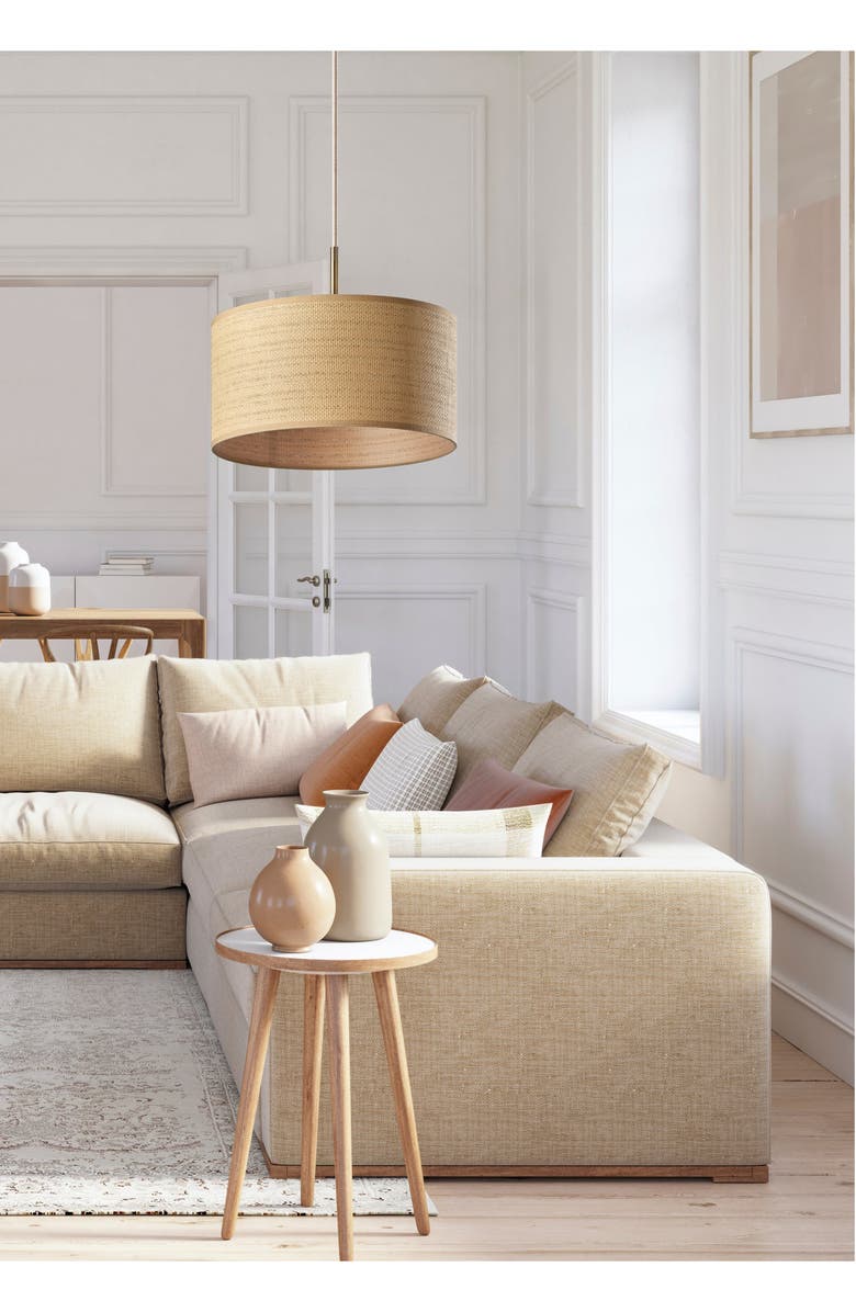 ADESSO LIGHTING Harvest Pendant Light, Alternate, color, Antique Brass