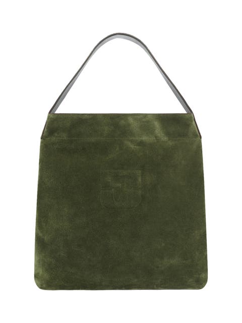 Lady Gd Suede Tote Bag