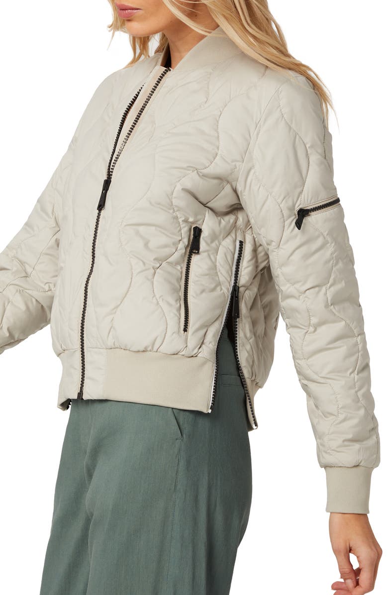 Alp N Rock Metro III Water Repellent Quilted Bomber Jacket, Alternate, color, 