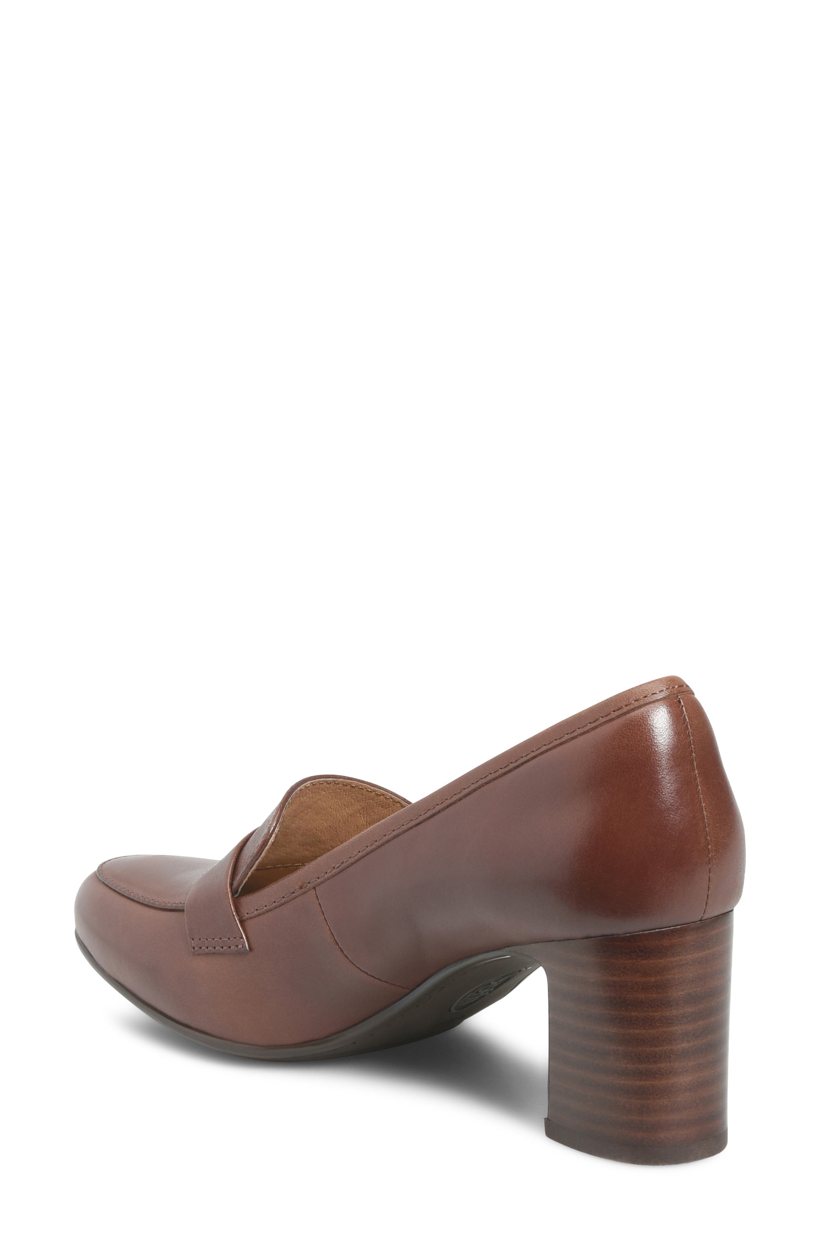 Amsterdam Loafer Pump, Alternate, color, COGNAC