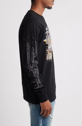 Siesta Long Sleeve Cotton Graphic T-Shirt