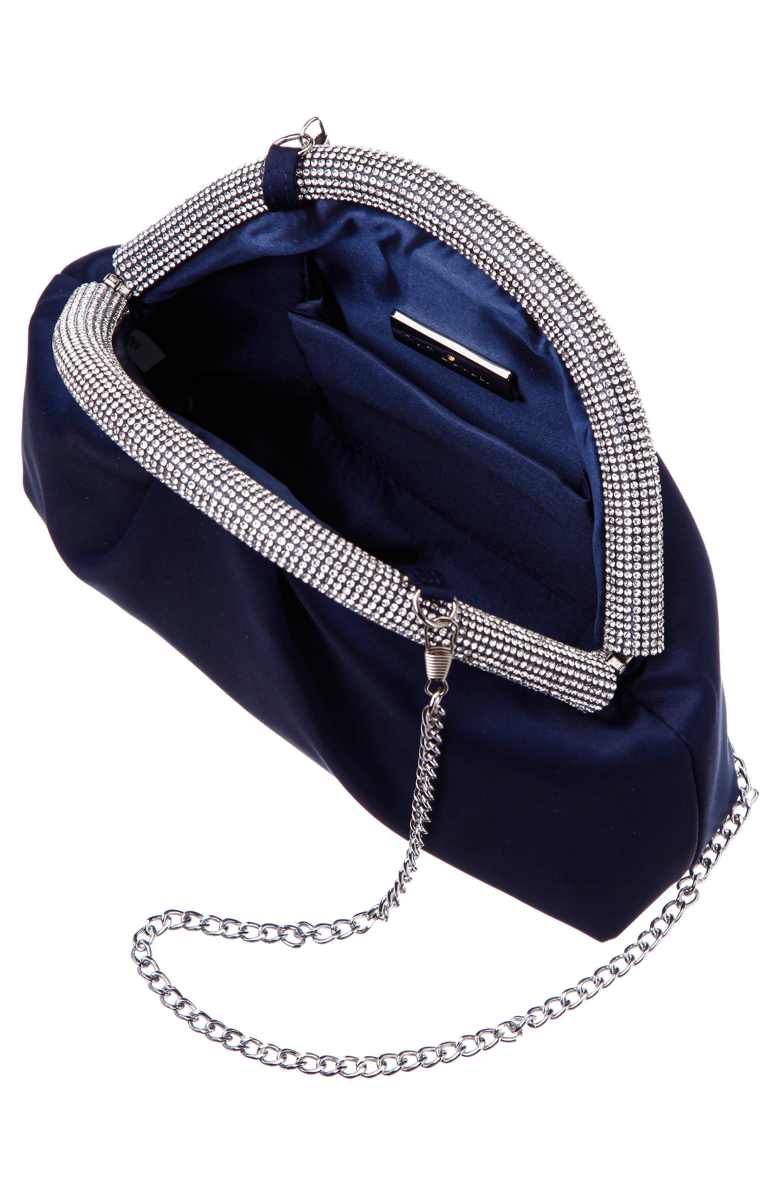 Jane Frame Clutch, Alternate, color, NAVY