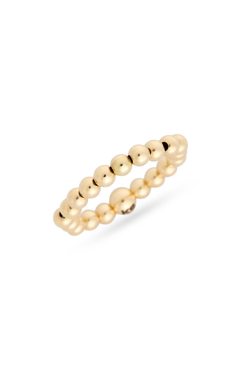 Kendra Scott 3mm Beaded Stretch Ring, Main, color, 14K Gold-Filled
