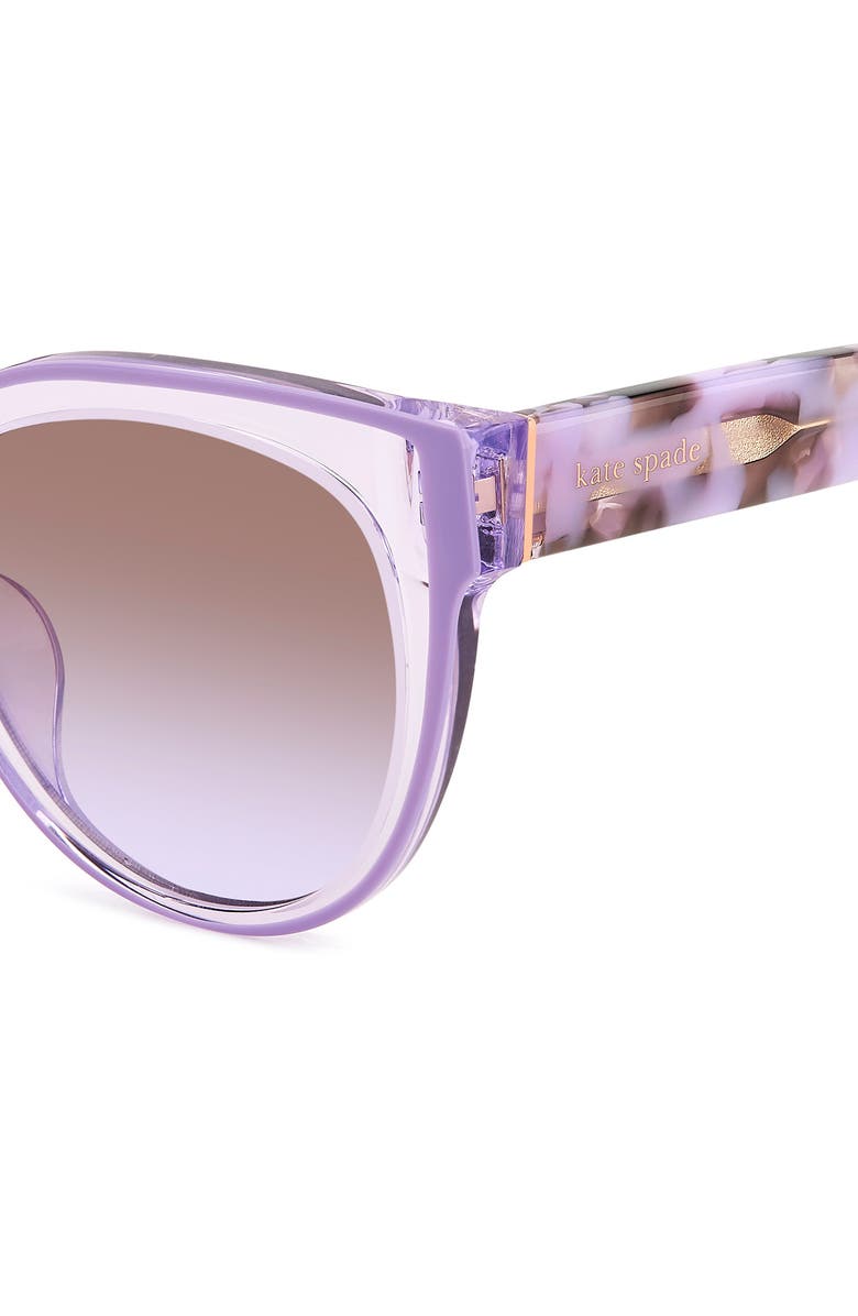 Kate Spade 53mm javana cat eye sunglasses, Alternate, color,
