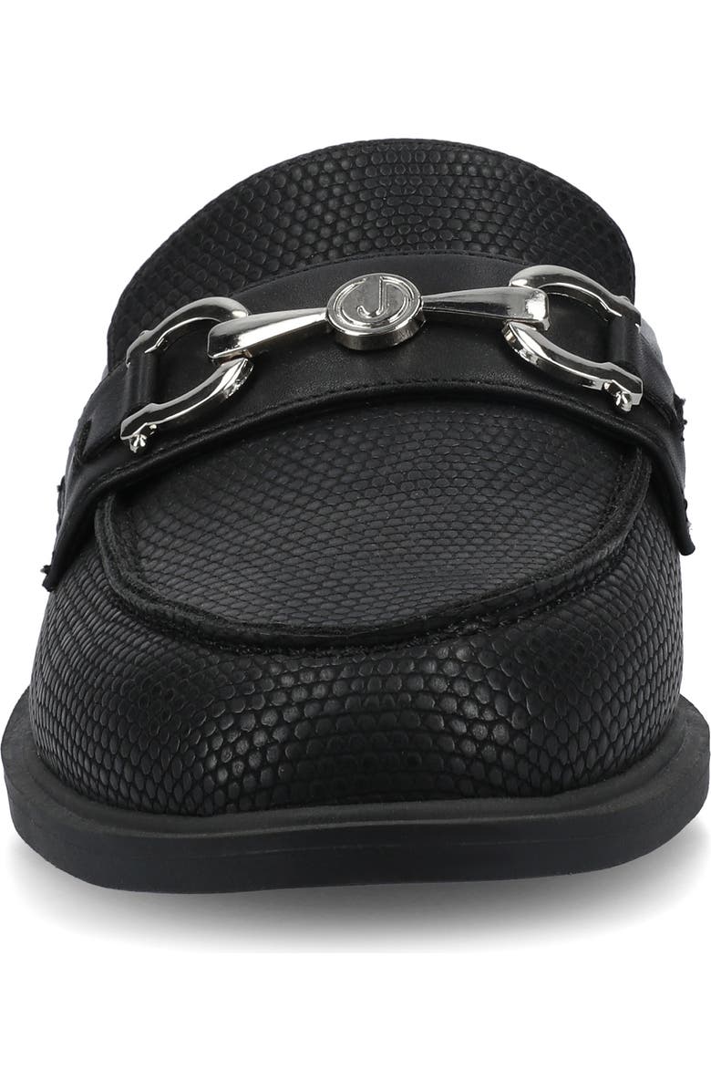 Journee Collection Rayla Bit Mule, Alternate, color, Black Lizard