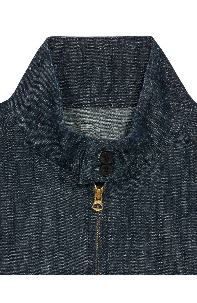 Fortela Carol Indigo Rinse Denim Zip-Up Jacket, Alternate, color, Blue