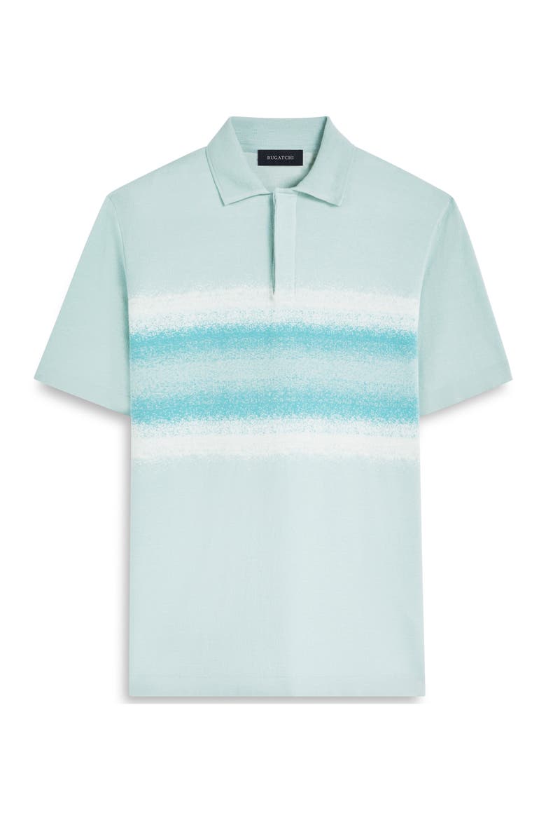 Cotton & Silk Polo, Alternate, color, SEAFOAM