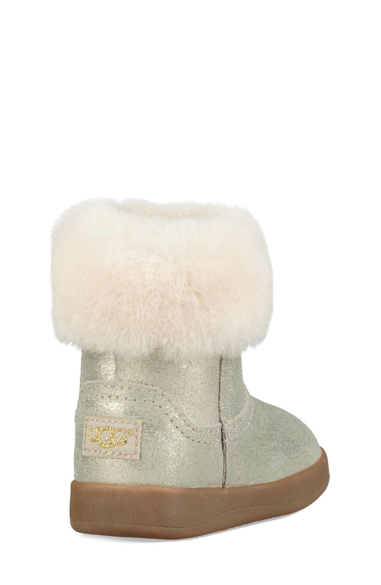 UGG<sup>®</sup> Jorie II Metallic Genuine Shearling Boot, Alternate, color, 