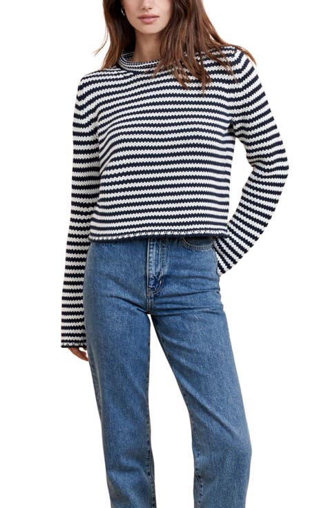 Mini Marina Fine Stripe Sweater