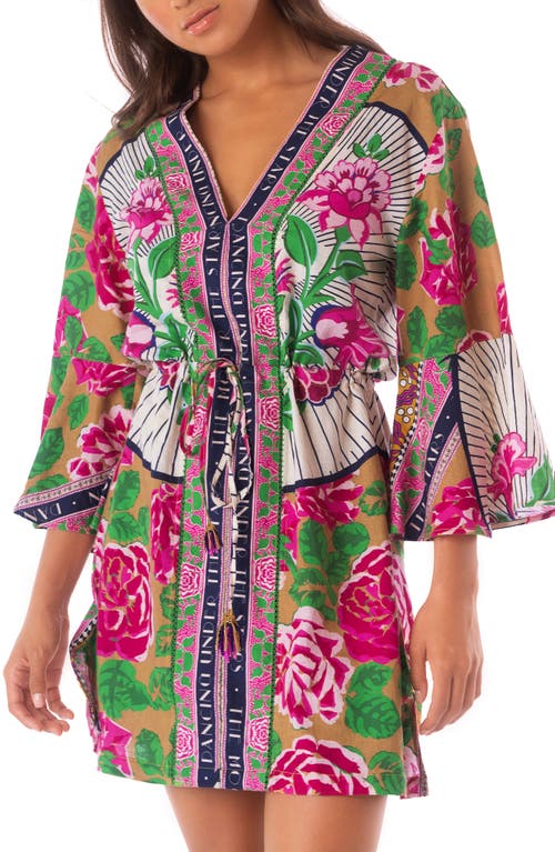 Maaji Cerise Linen Cover-up Dress In Open Yellow