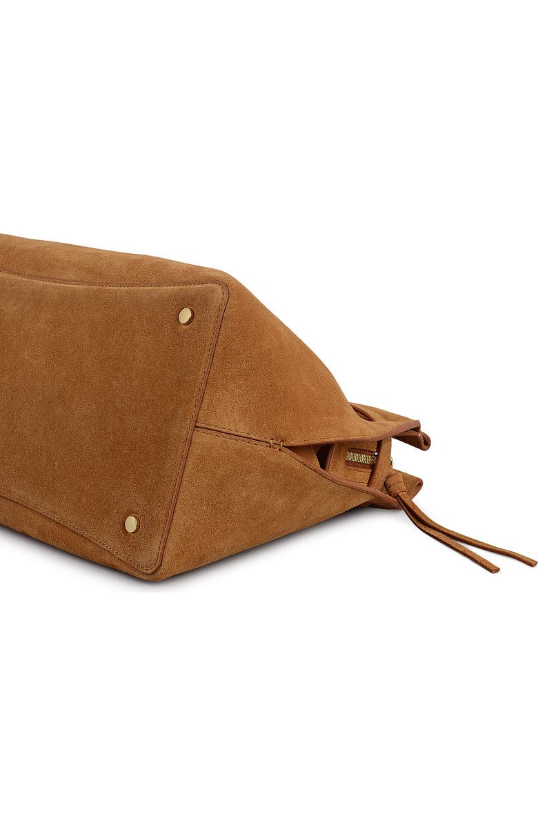 Radley The Christina - Suede Large Ziptop Shoulder Bag, Alternate, color,
