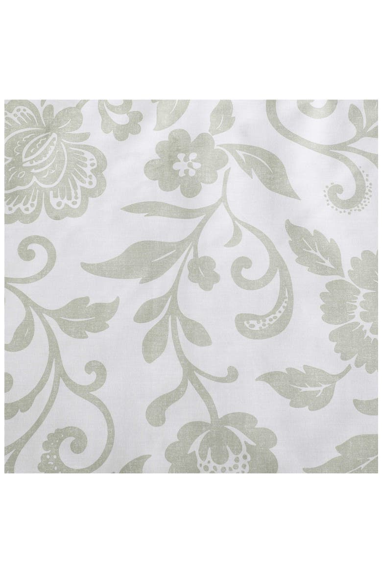 Jacob Bay Floral Cotton Comforter Set, Alternate, color, LIGHT / MEDIUM GREEN