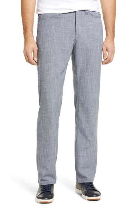 34 Heritage Men's Charisma Relaxed Straight Leg Chambray Pants