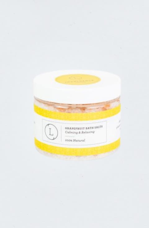 Grapefruit Natural Bath Salt Soak with Dead Sea, Epsom & Himalayan Salts