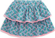 Mini Boden Kids' Tiered Ruffle Jersey Skort