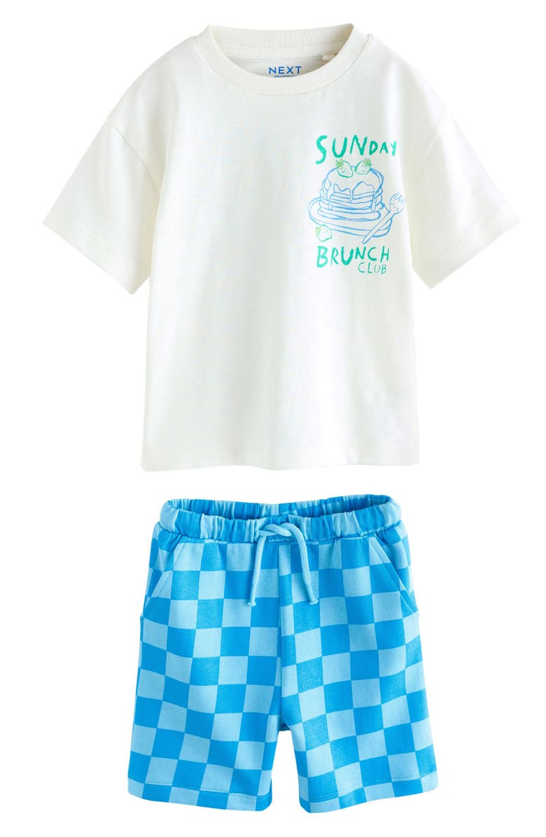NEXT Kids' Graphic T-Shirts & Shorts 4-Pack, Alternate, color, Green