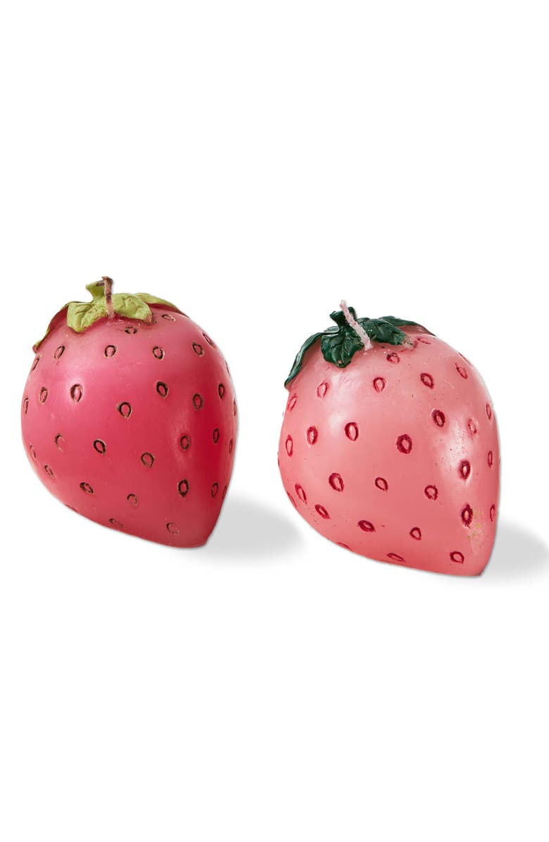 tag Strawberry Candle Pink Paraffin Wax for Spring and Summer, Main, color, Pink