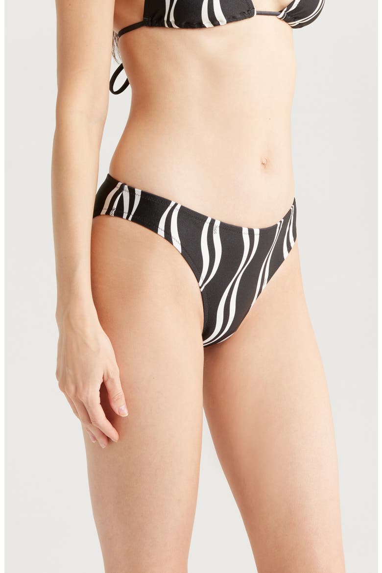 Tati Bikini Bottoms, Alternate, color, WAVY STRIPE NOIR