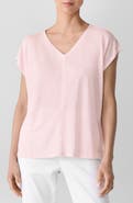 Eileen Fisher V-Neck Organic Linen T-Shirt