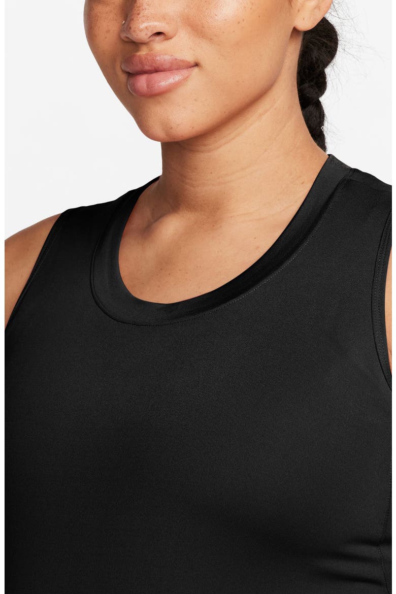 Dri-FIT Sleeveless Knit Maternity Dress, Alternate, color, BLACK