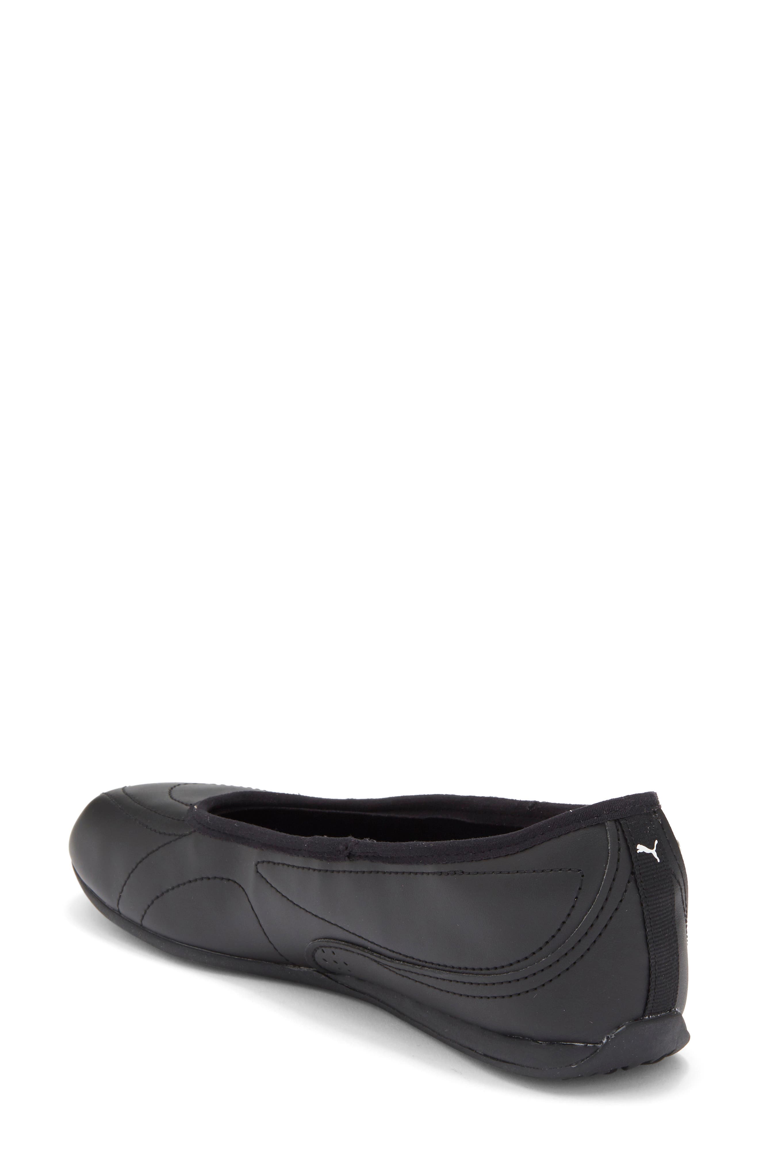 PUMA Catch Soleil Ballerina Flat, Alternate, color, Puma Black/ Puma White