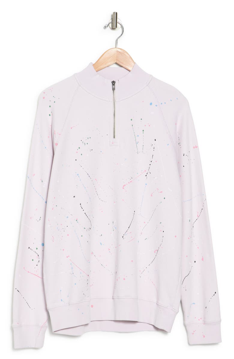ATM Anthony Thomas Melillo Splatter Painted French Terry Pullover, Alternate, color, 