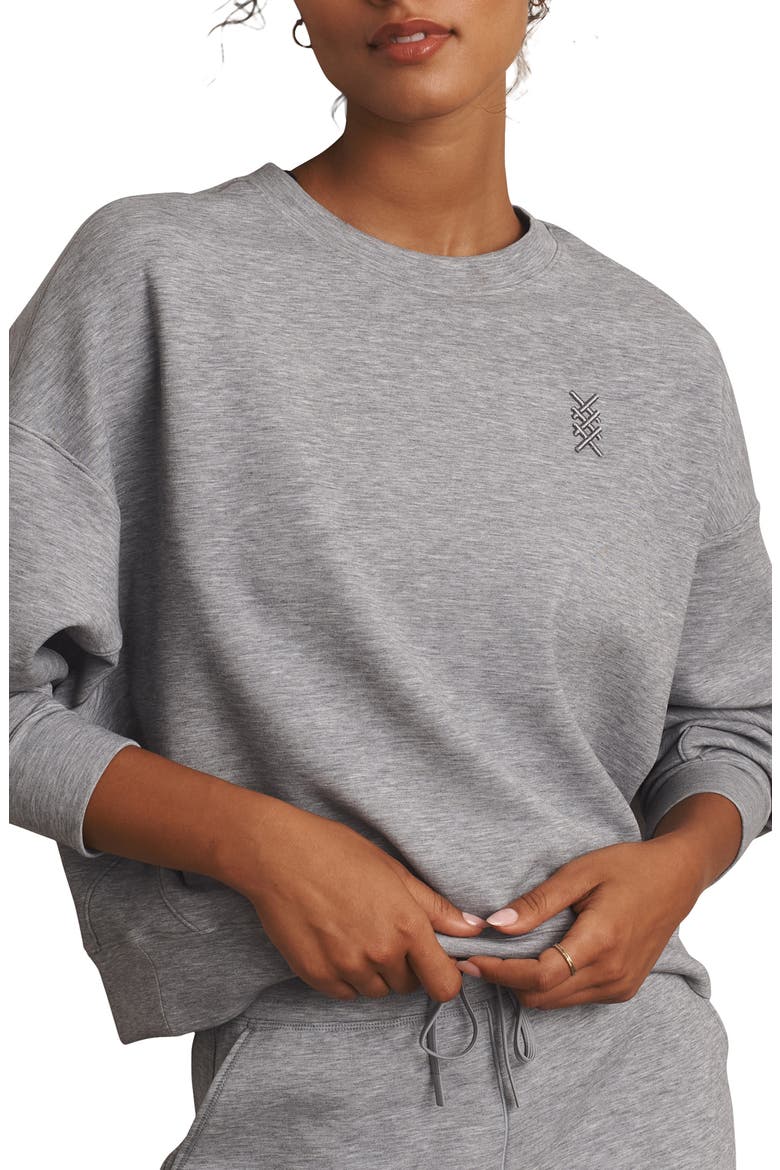 Dreamglow Crewneck Sweatshirt, Main, color, HEATHER GRAY