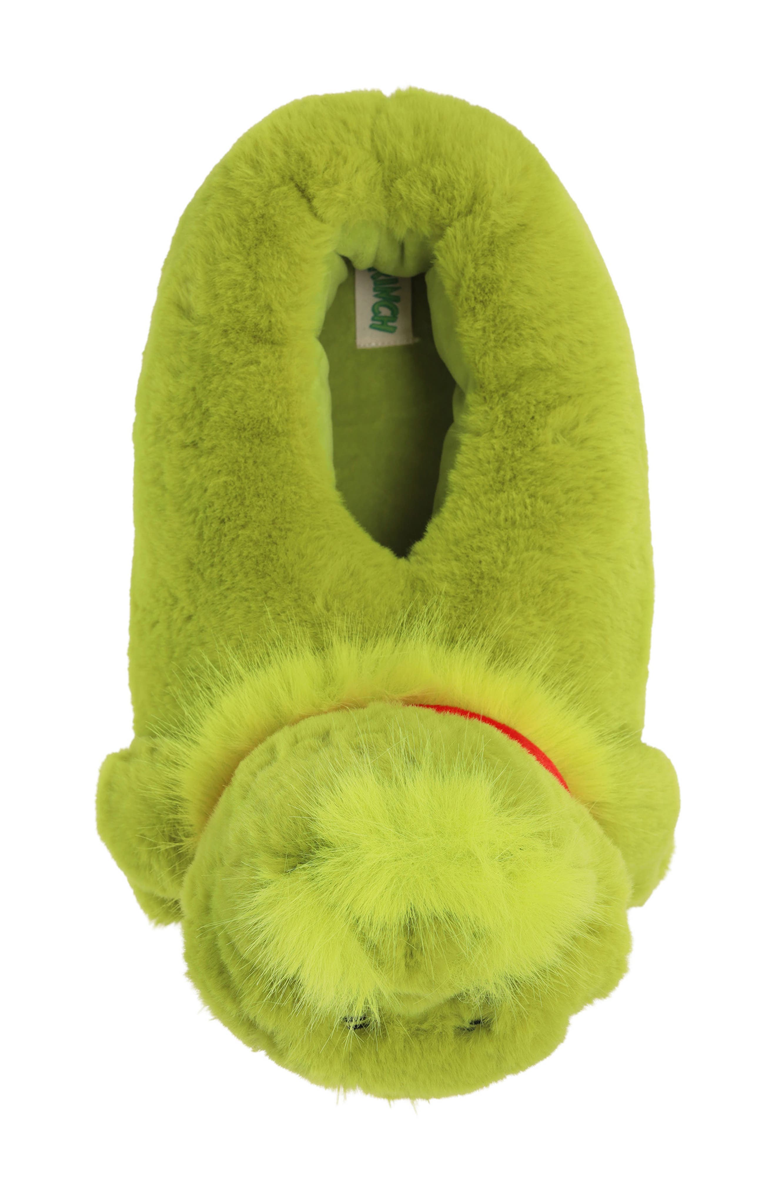 SG Footwear The Grinch Face Slipper, Alternate, color, 
